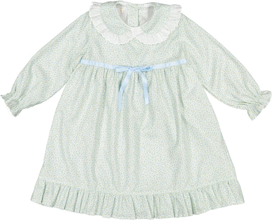 Winter Bloom Blue Nightgown
