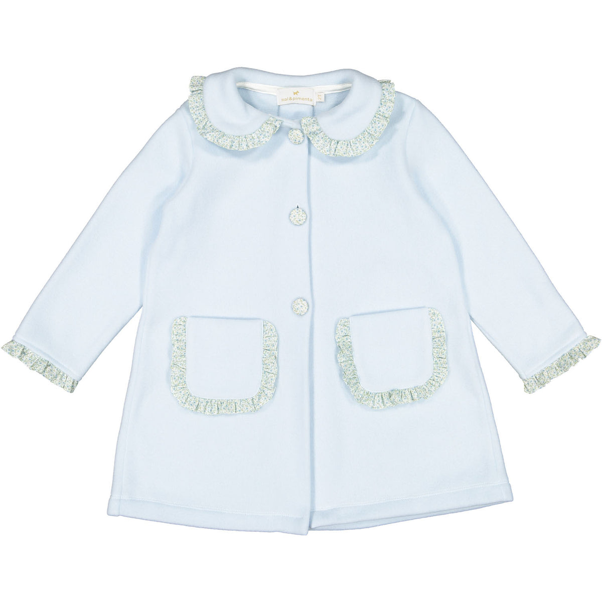 Winter Bloom Blue Robe