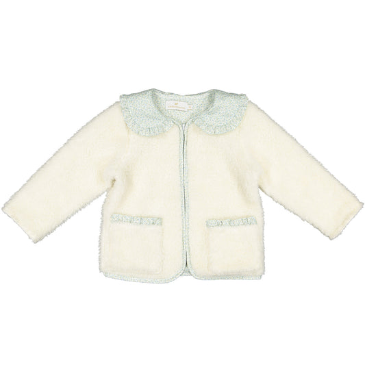 Winter Bloom Blue Fleece