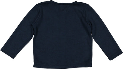 Navy Pocket Bows Cardigan