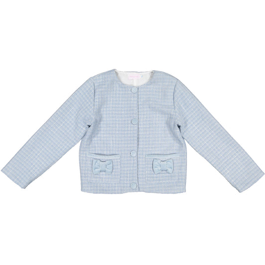 Blue Christmas Tweed Jacket