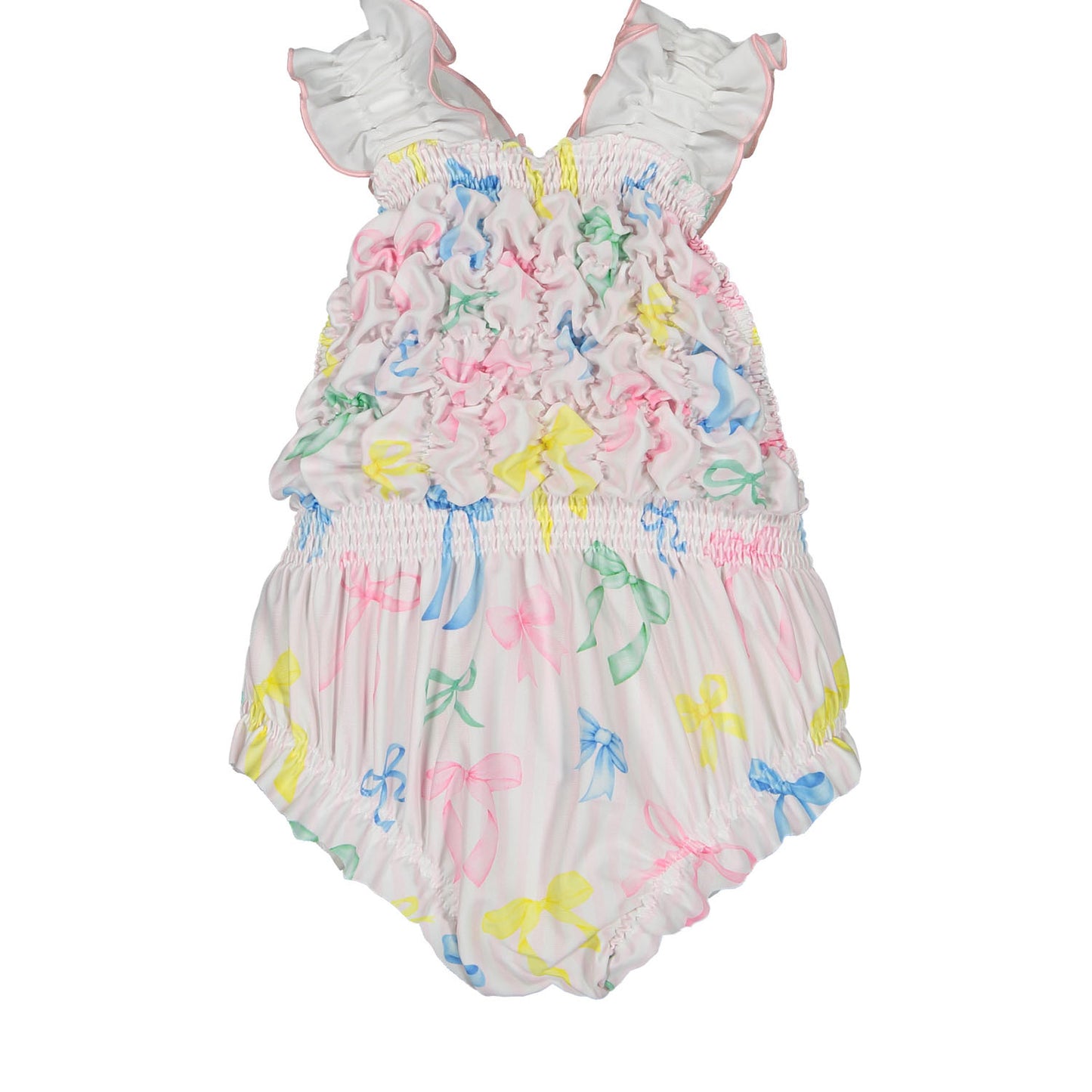 Rainbow Bows Frilled Swimsuit