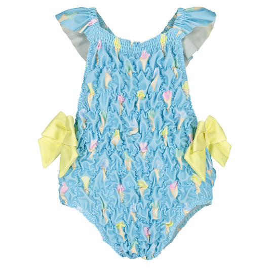 Ice-Cream Frilled Swimsuit