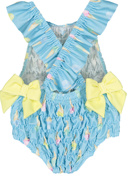 Ice-Cream Frilled Swimsuit