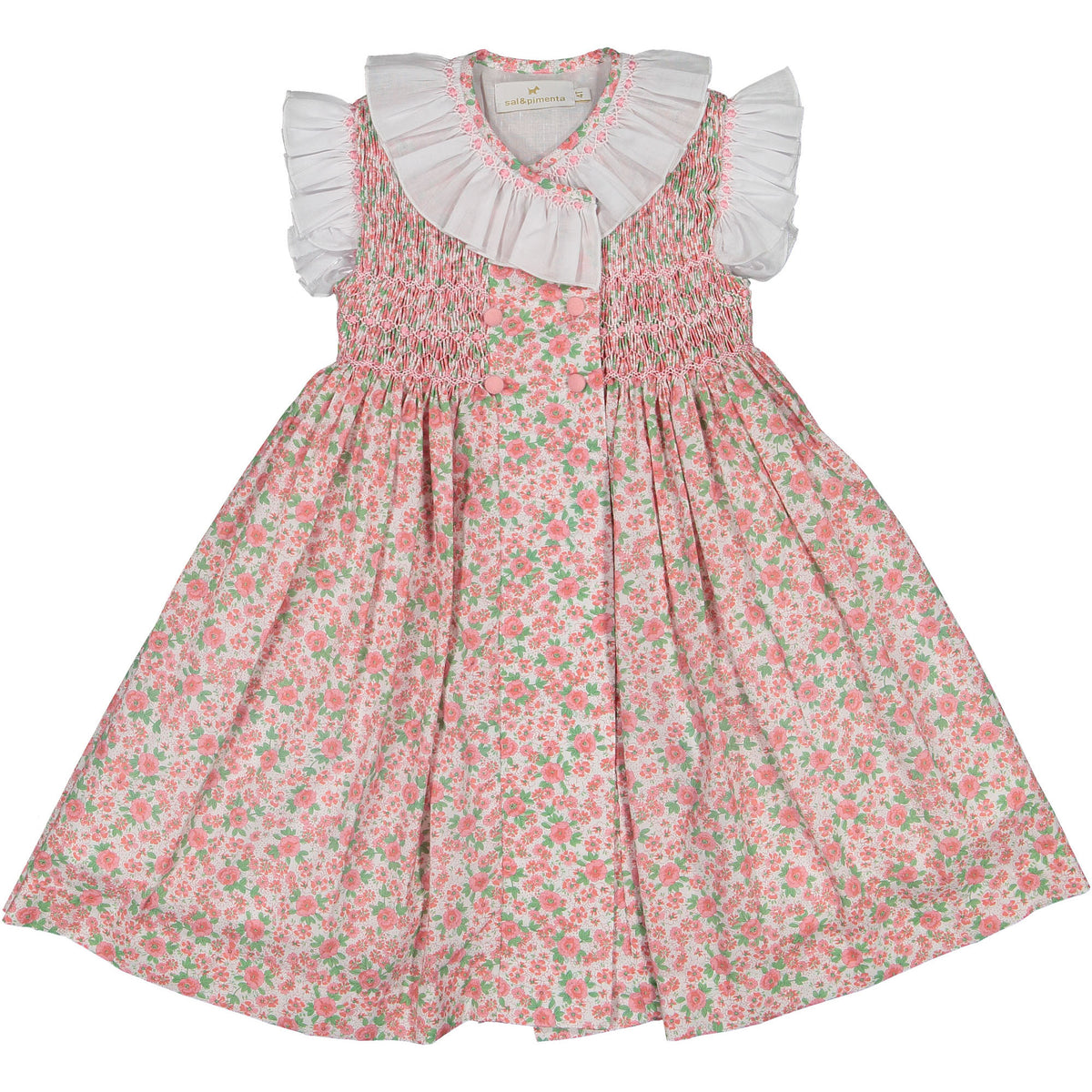 SAMPLE Rosy Flowers Dress (Defective)