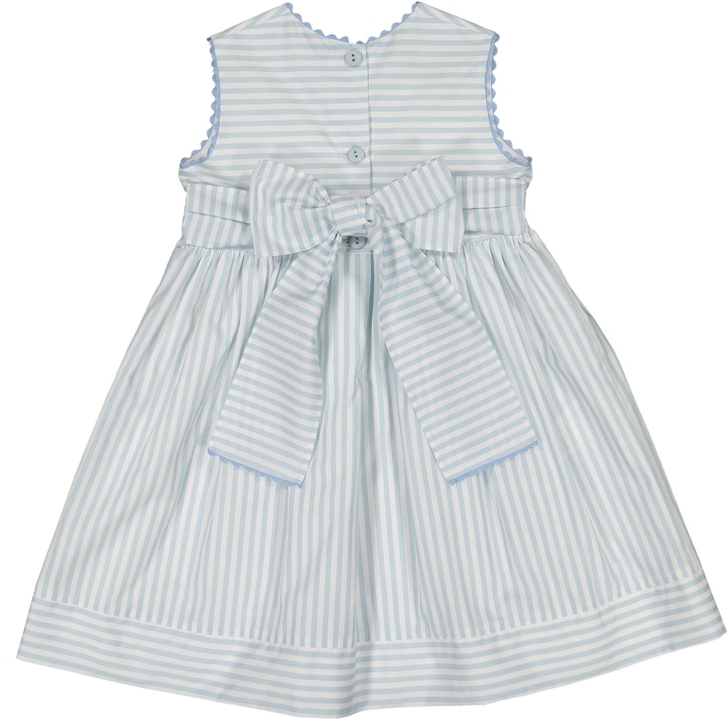 PRE-ORDER Blue Cherries Stripes Dress