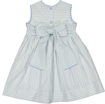 PRE-ORDER Blue Cherries Stripes Dress