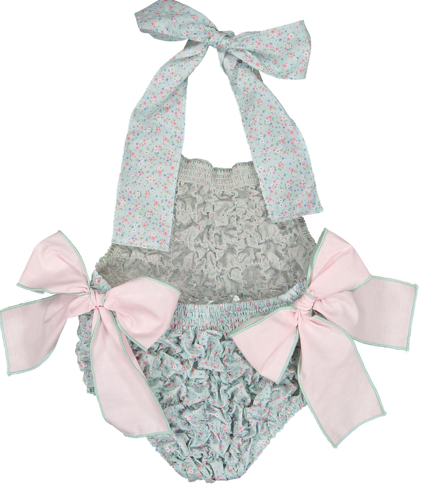 Orchid Cotton Frilled Swimsuit