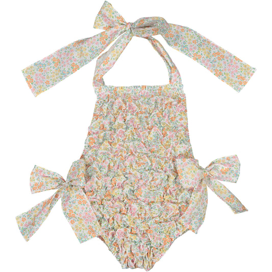 Melody Cotton Frilled Swimsuit