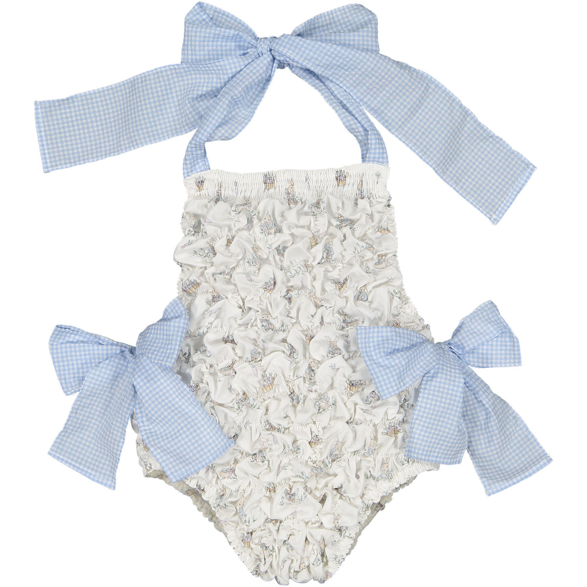 SAMPLE Mr Bunny Cotton Frilled Swimsuit