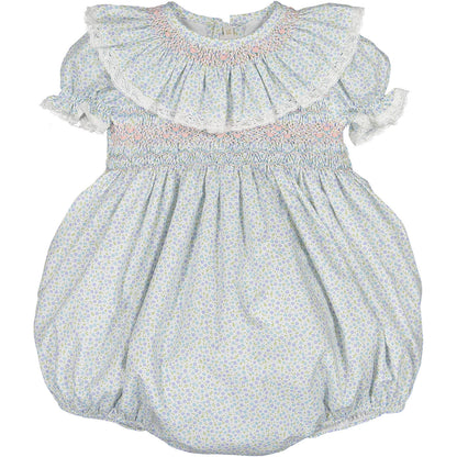 Blue Blossoms Romper