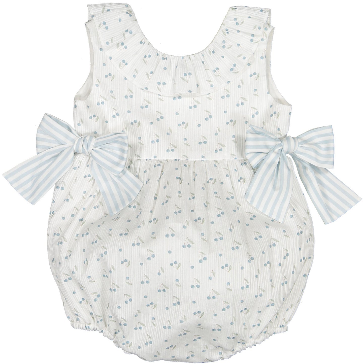 Blue Cherries Romper