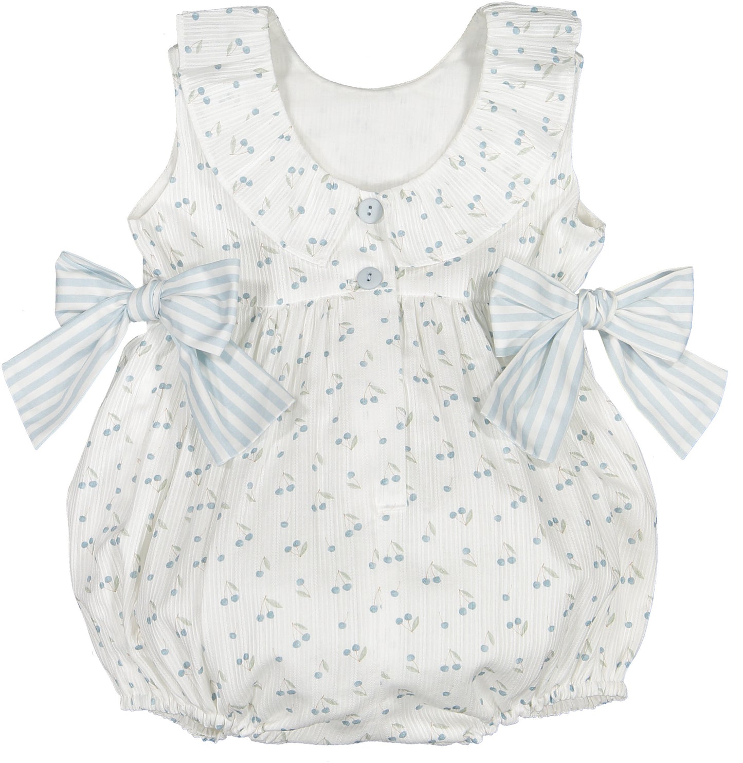 Blue Cherries Romper