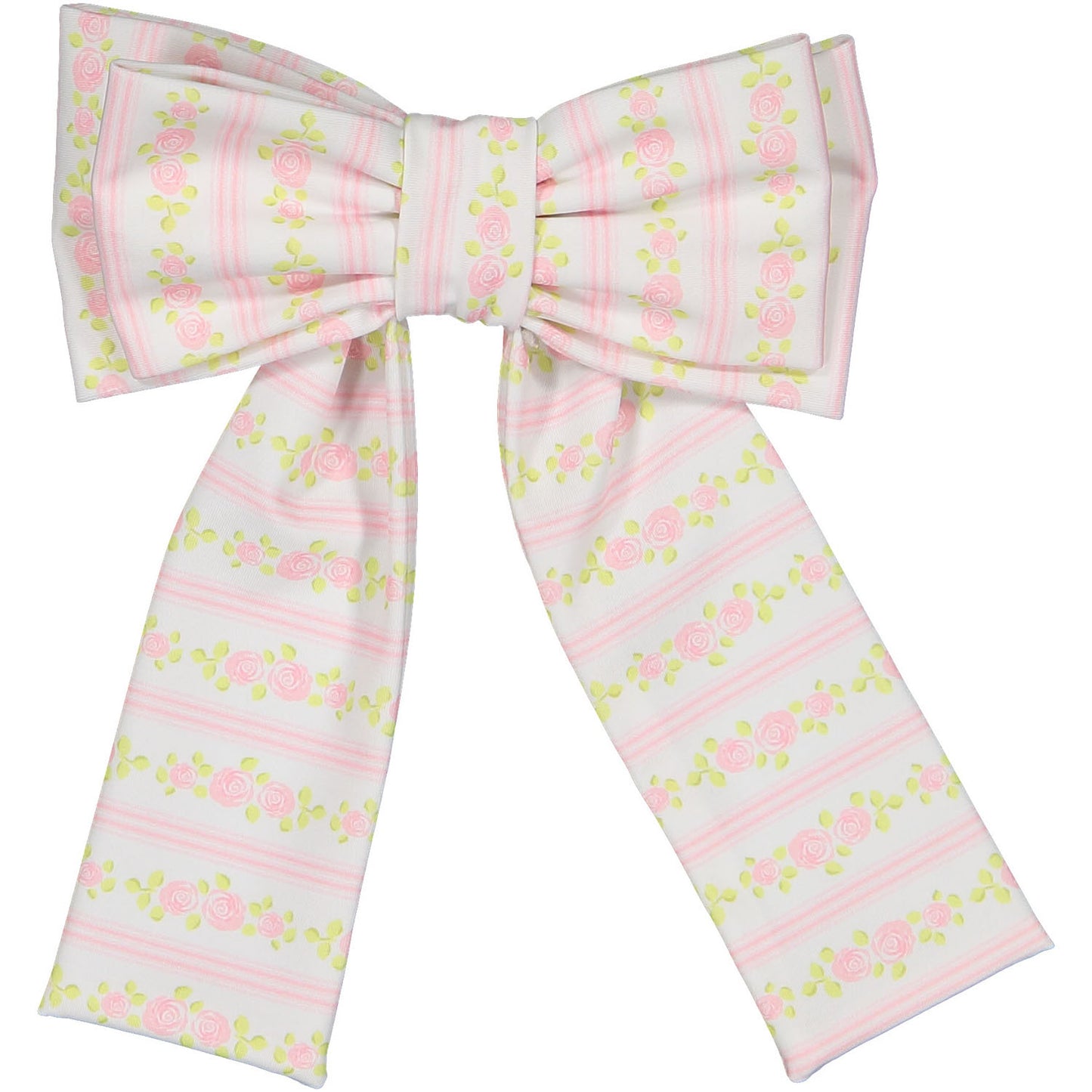 PRE-ORDER Romantic Floral Lycra Big Hair Clip