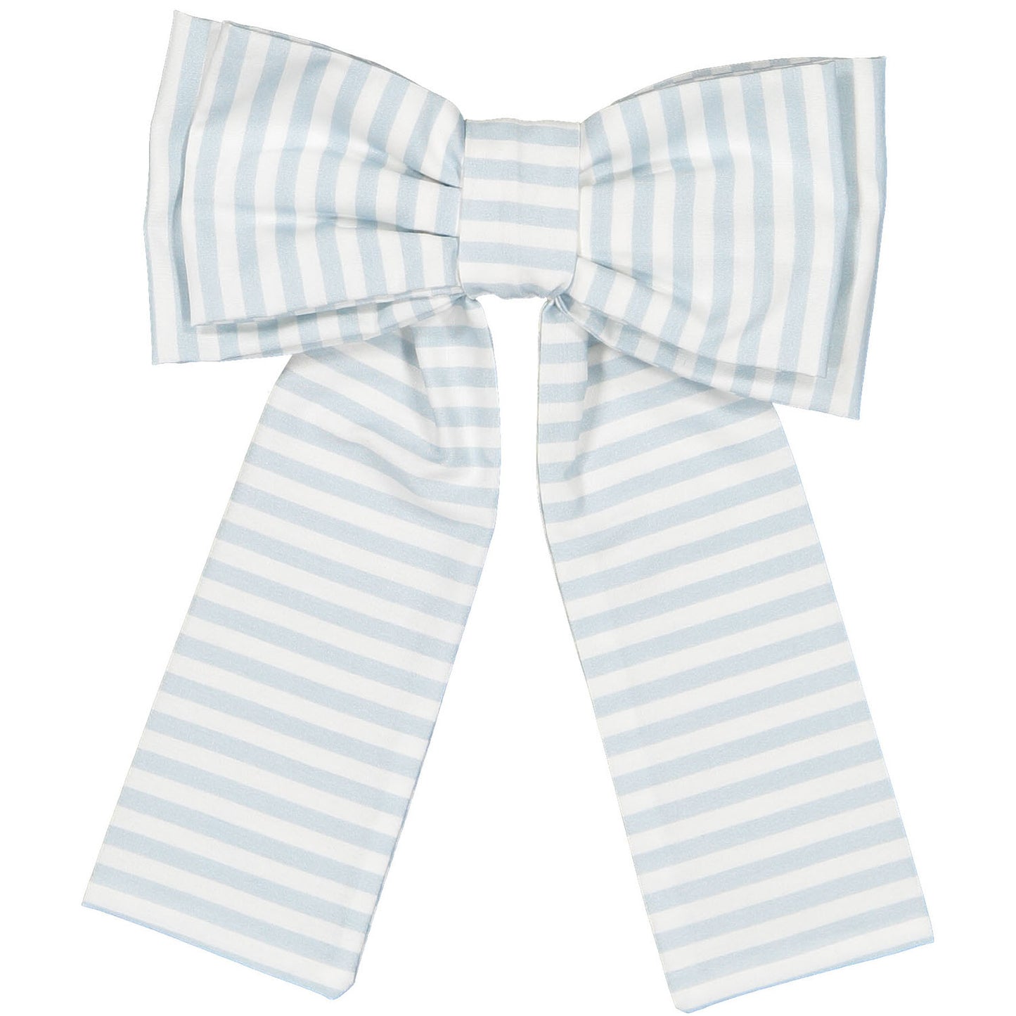 Blue Cherries Stripes Big Hair Clip