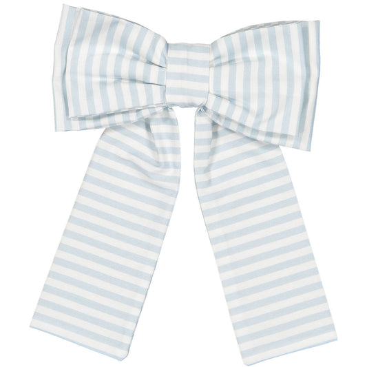 Blue Cherries Stripes Big Hair Clip