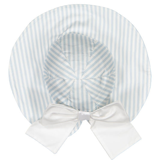 Blue Cherries Stripes Sunny Hat