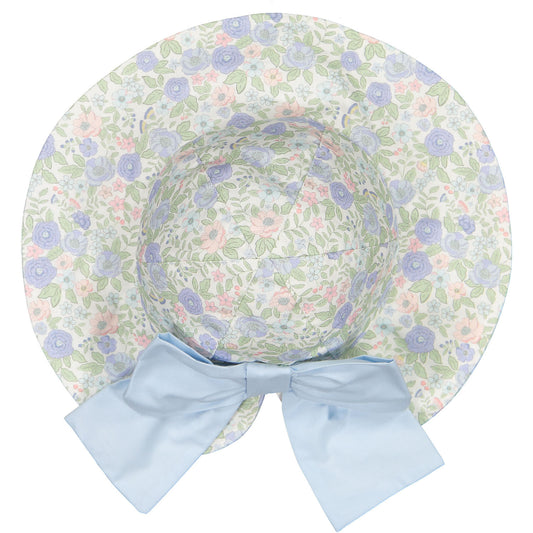 SAMPLE Blue Floral Sunny Hat