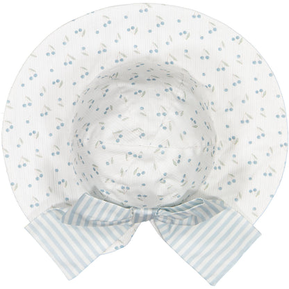 Blue Cherries Sunny Hat