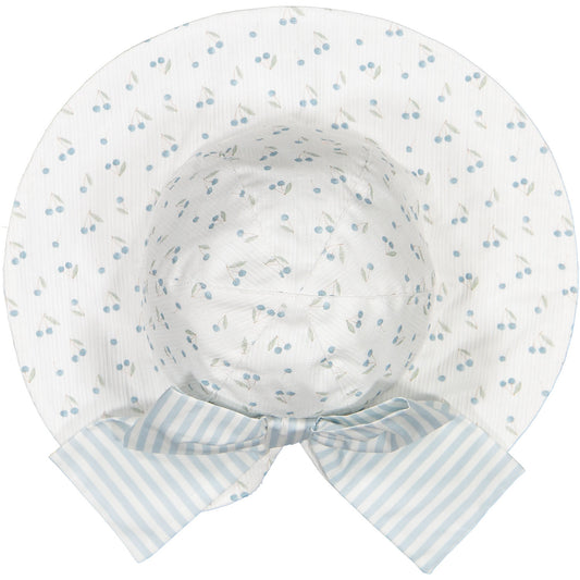 Blue Cherries Sunny Hat