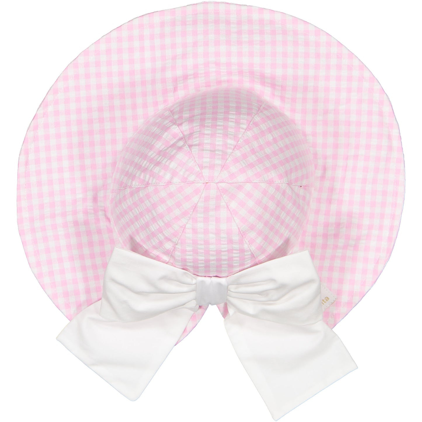 SAMPLE Pink Gingham Sunny Hat