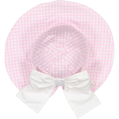 SAMPLE Pink Gingham Sunny Hat