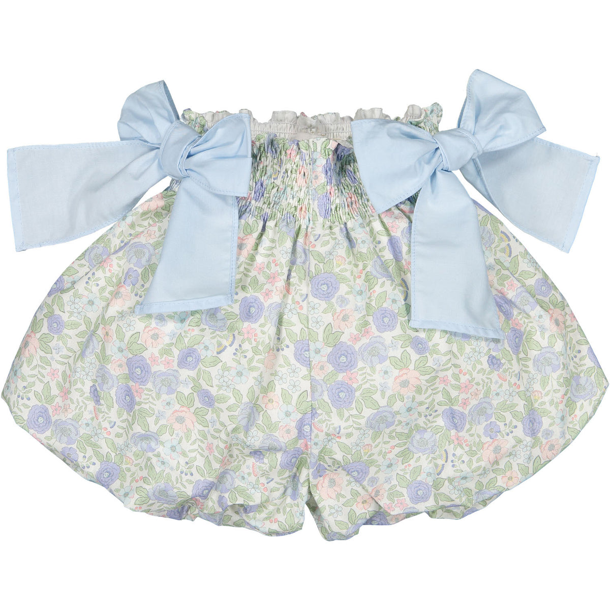 SAMPLE Blue Floral Bubbly Shorts