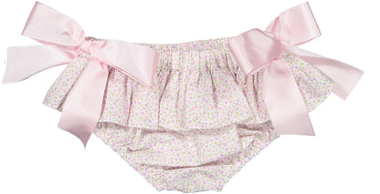 Pink Blossoms Cotton Bikini Bottom