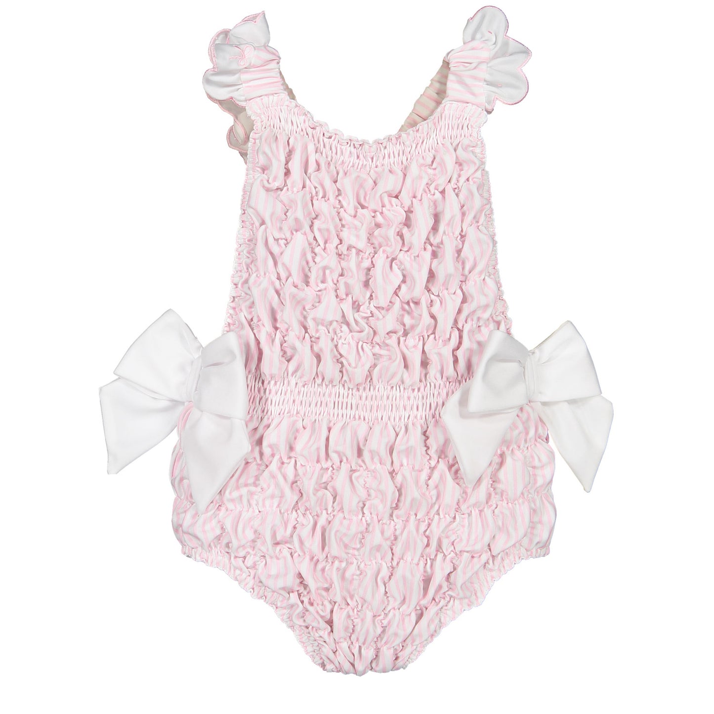Pink Classic Frilled Swimsuit