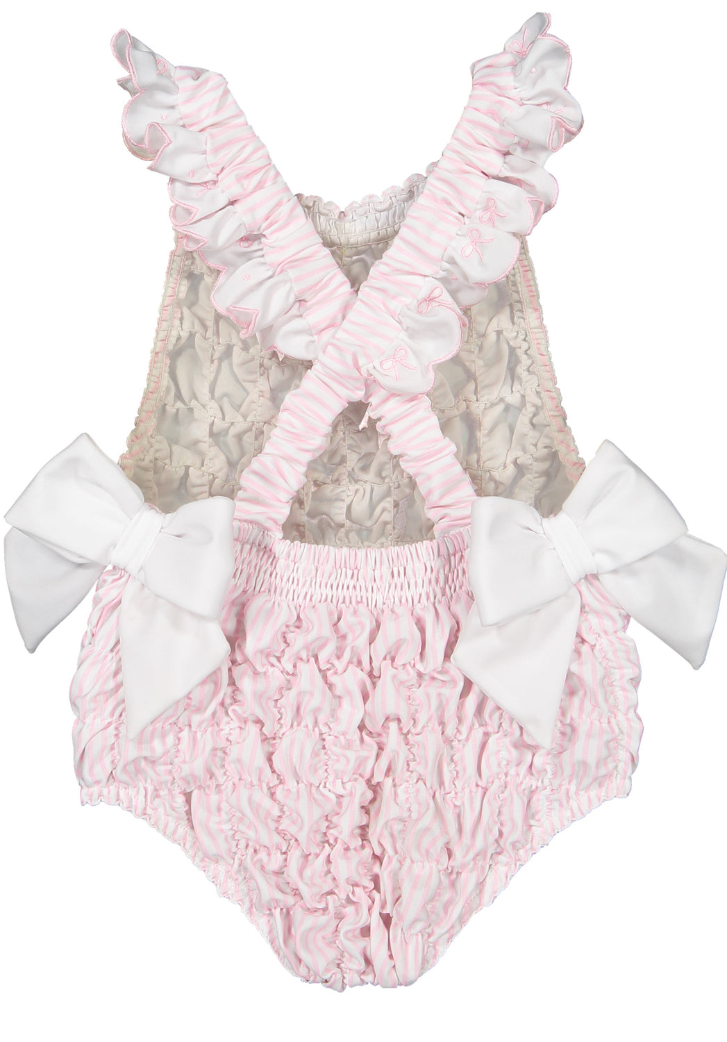 Pink Classic Frilled Swimsuit