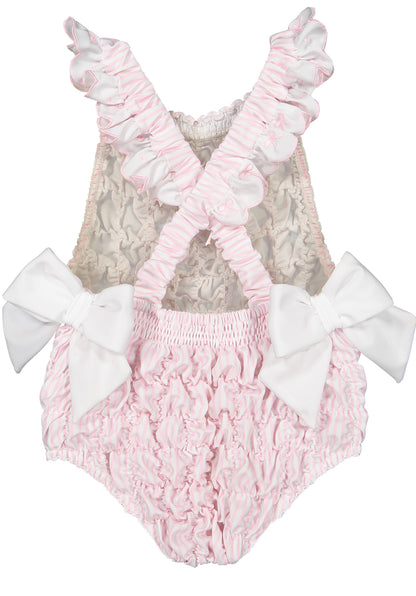 Pink Classic Frilled Swimsuit