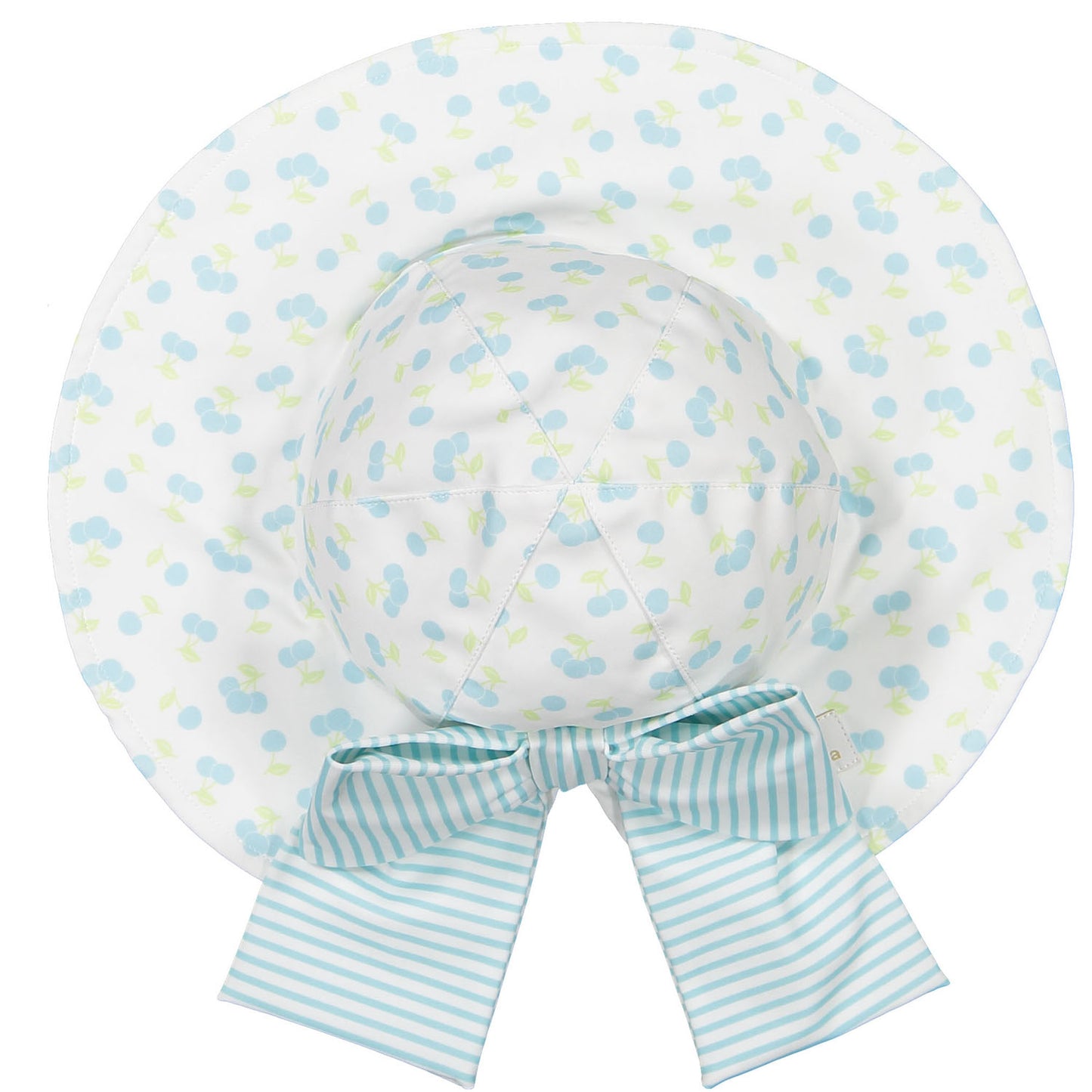 Blue Cherries Lycra Sunny Hat