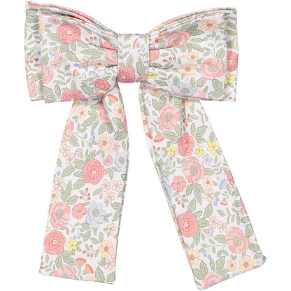 PRE ORDER Pink Floral Lycra Big Hair Clip