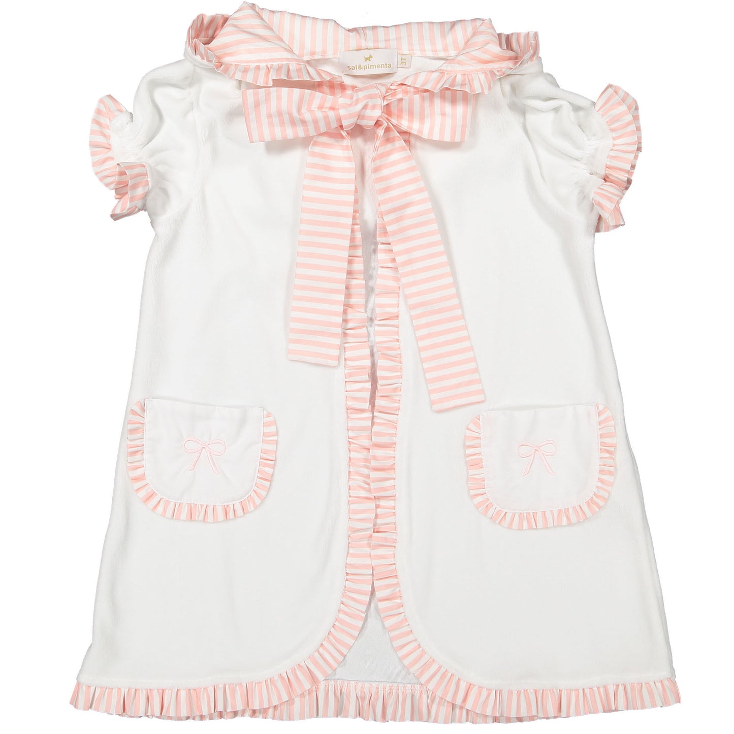 SAMPLE Flamingo Stripes Cover-Up