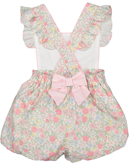 Pink Floral Shortall