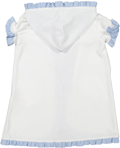 SAMPLE Mini Blue Gingham Cover-Up