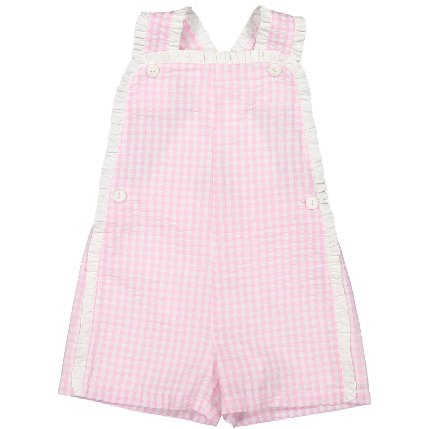 Pink Gingham Shortall