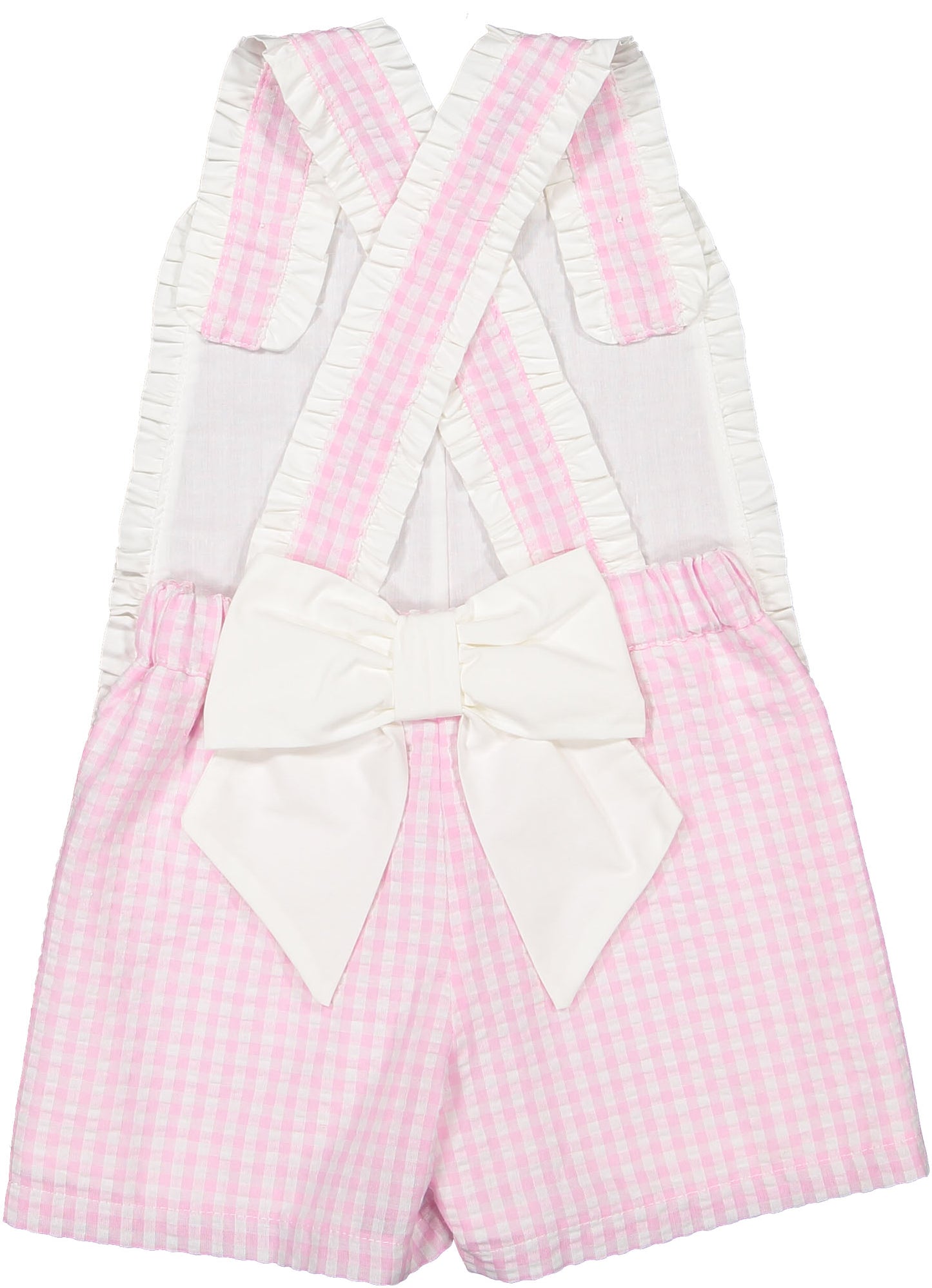 Pink Gingham Shortall