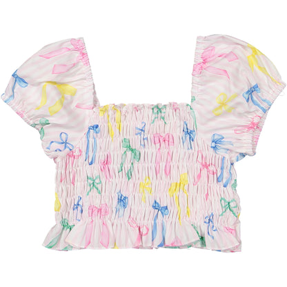 SAMPLE Maryland Rainbow Bows Top