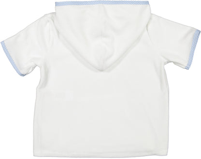 SAMPLE Mini Blue Gingham Boy Cover-Up