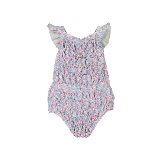 PRE-ORDER Cotton Candy Lycra Frilled Swimsuit