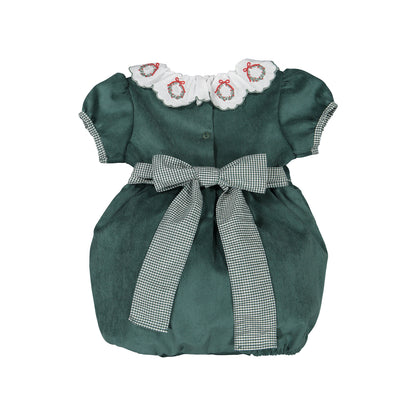 PRE-ORDER Christmas Wreath Romper
