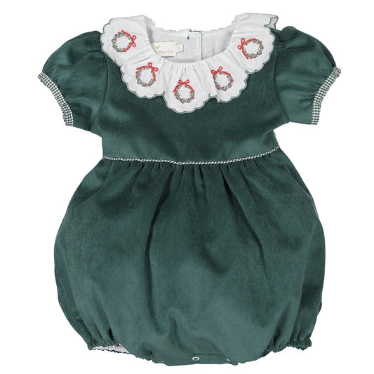 PRE-ORDER Christmas Wreath Romper