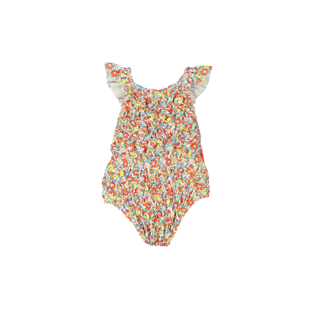 PRE-ORDER Merry Flowers Lycra Frilled Swimsuit
