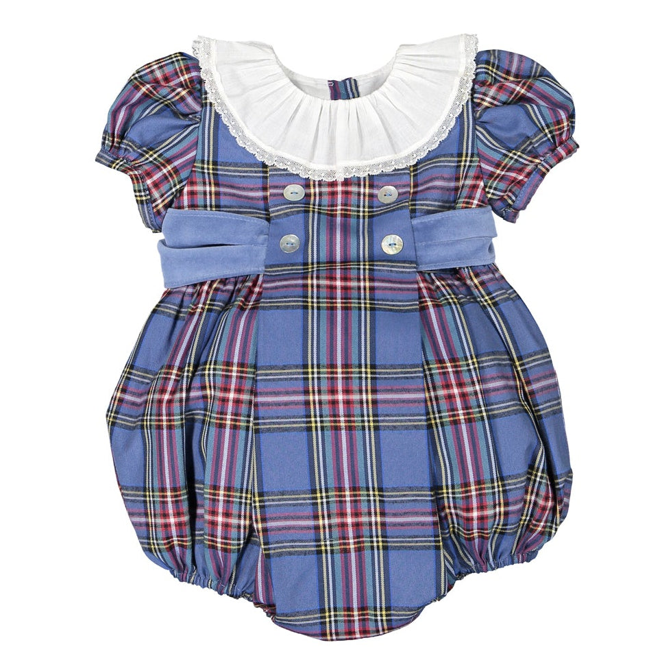 Snow Plaid Romper