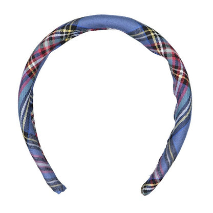 Snow Plaid Headband