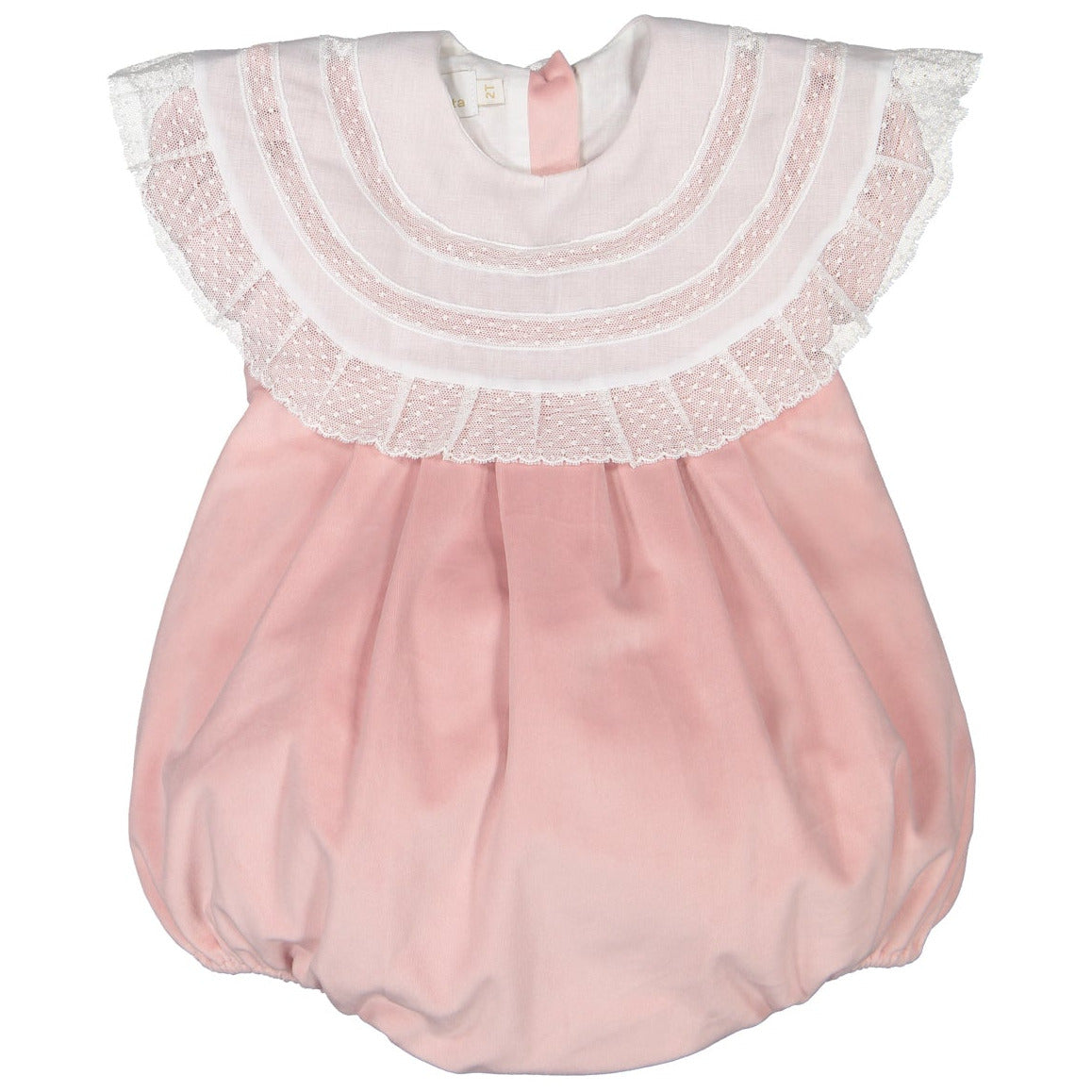 Marshmallow Velvet Romper