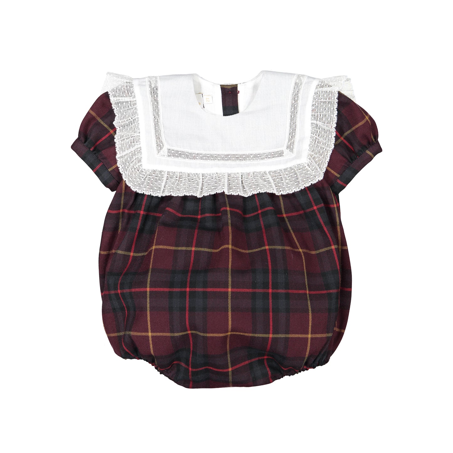 PRE-ORDER Cherub Plaid Romper