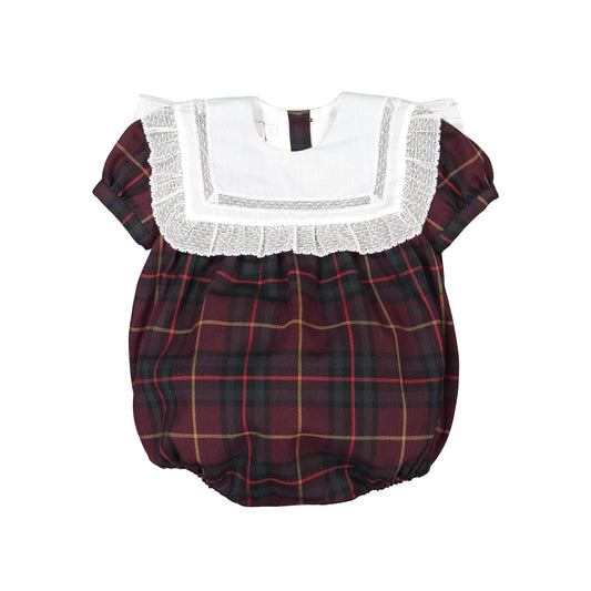PRE-ORDER Cherub Plaid Romper