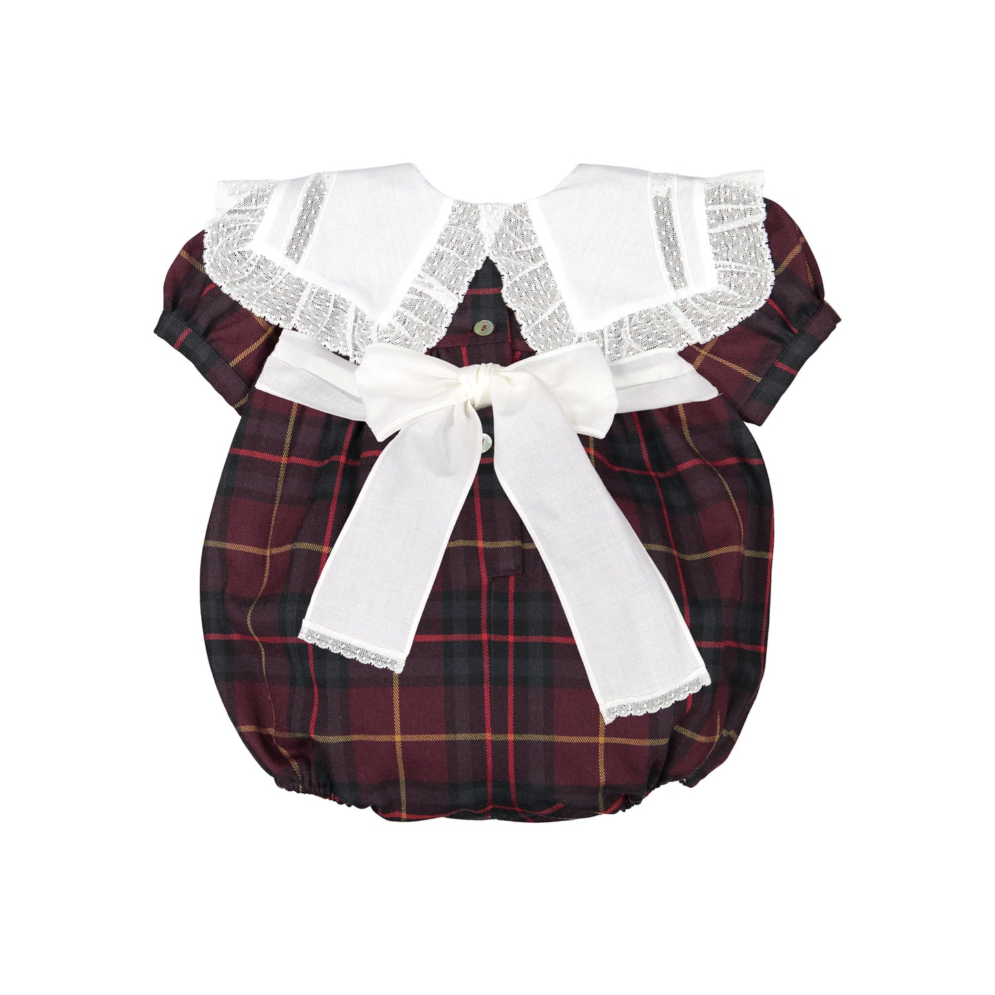 PRE-ORDER Cherub Plaid Romper